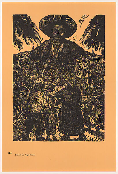 Social security in the country (Seguridad social en el campo), Plate 136 from "450 Años de Lucha: Homenaje al Pueblo Mexicano" (450 Years of Struggle: Homage to the Mexican People), Ángel Bracho (Mexican, Mexico City 1911–2005), Offset lithograph 