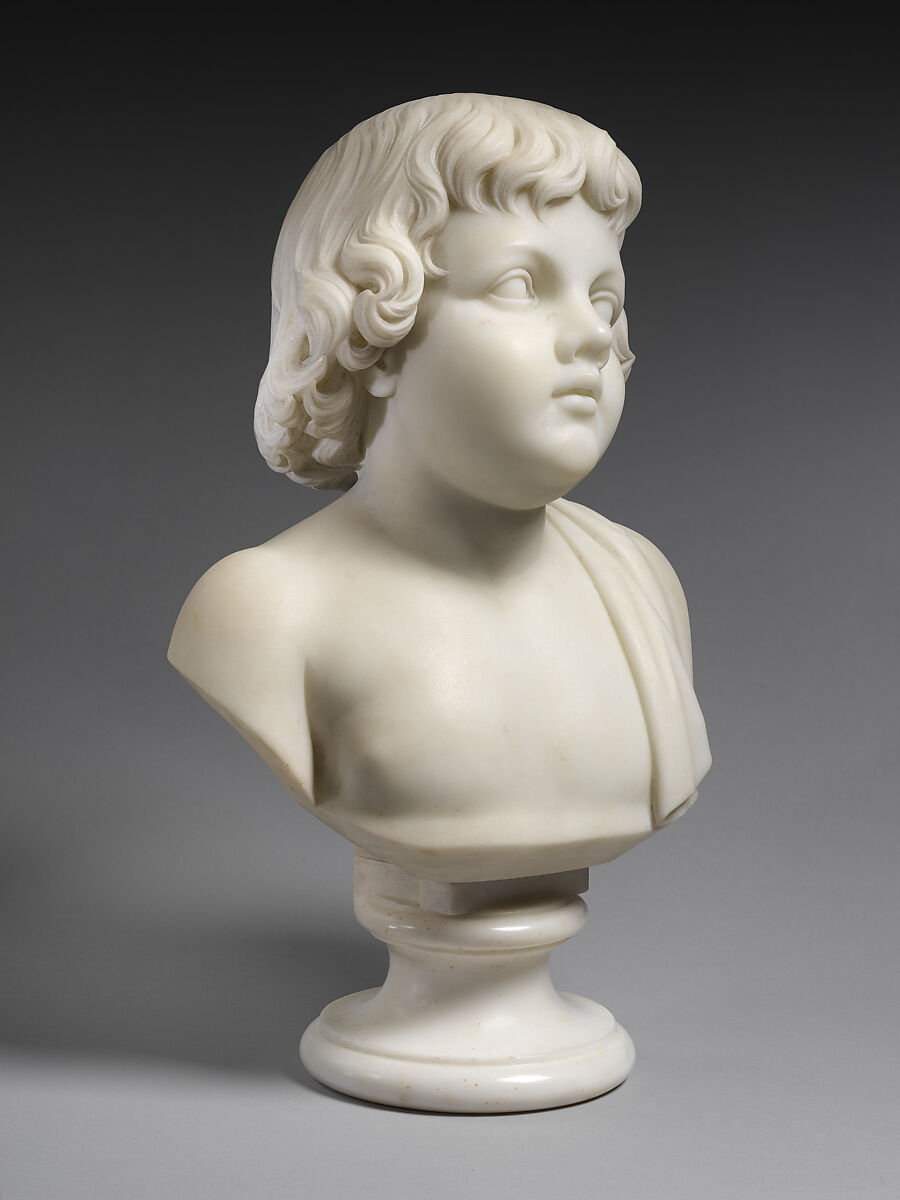 John Neal Tilton, Emma Stebbins (American, 1815–1882), Marble, American