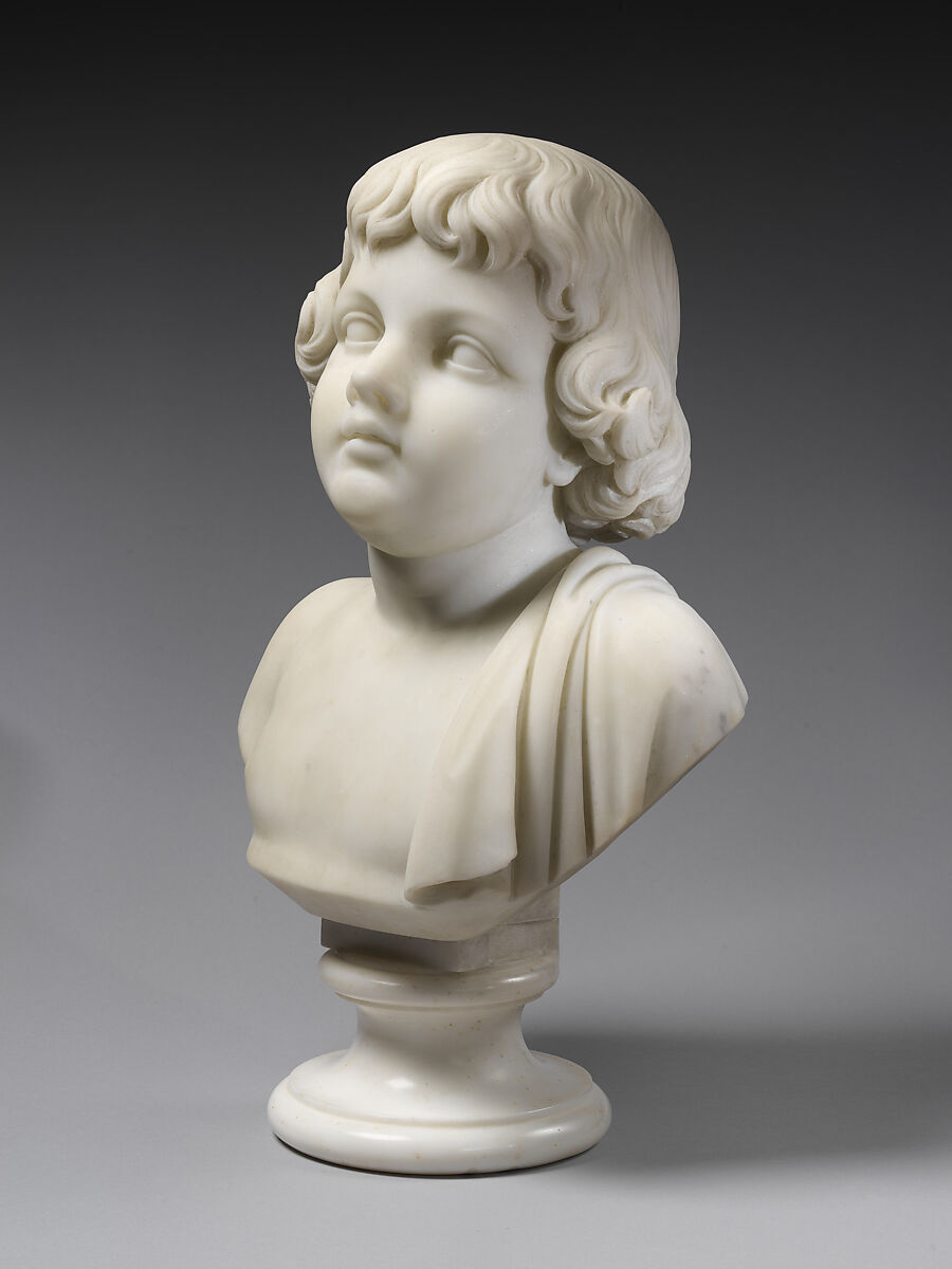John Neal Tilton, Emma Stebbins (American, 1815–1882), Marble, American