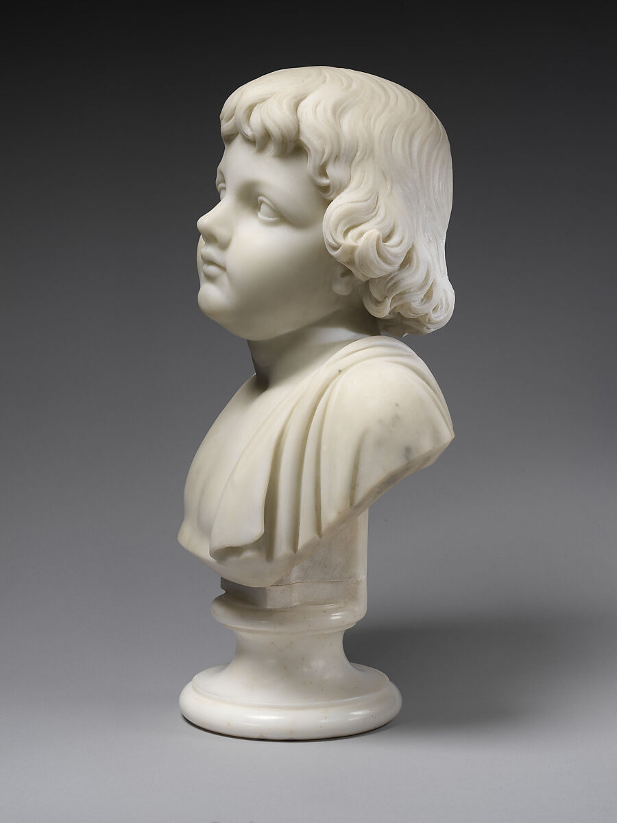 John Neal Tilton, Emma Stebbins (American, 1815–1882), Marble, American