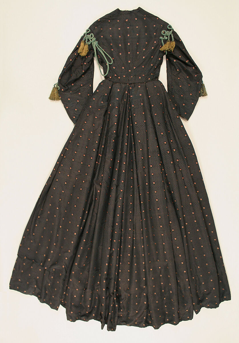 Dress, silk, American