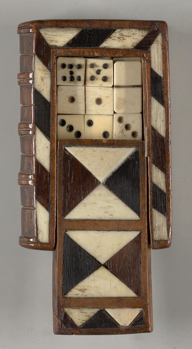 Domino game in book form