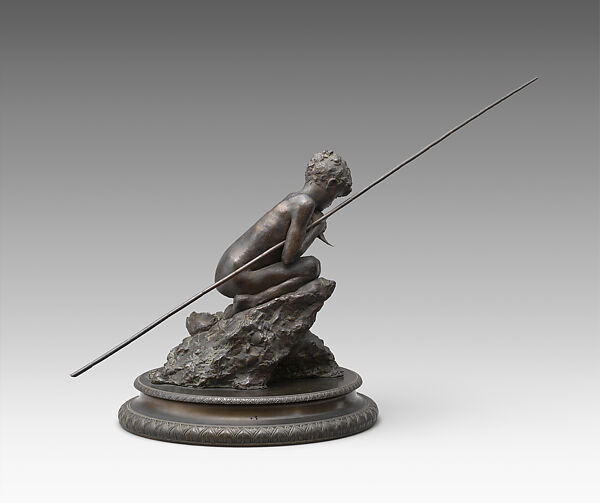 Il Pescatoriello Marvasi (The Marvasi Fisherboy), Vincenzo Gemito (Italian, Naples 1852–1929 Naples), Bronze, Italian, Naples
