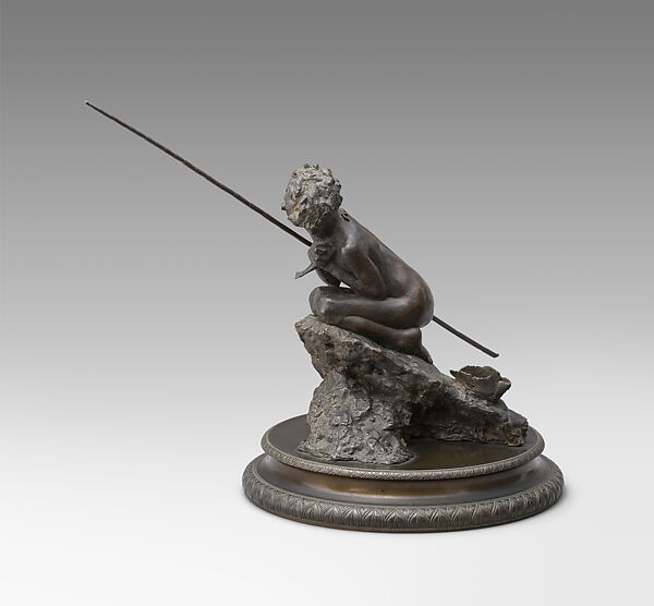 Il Pescatoriello Marvasi (The Marvasi Fisherboy), Vincenzo Gemito (Italian, Naples 1852–1929 Naples), Bronze, Italian, Naples