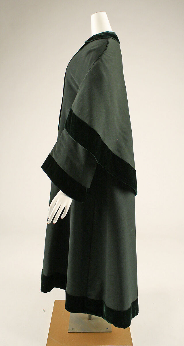 Cloak, wool, American