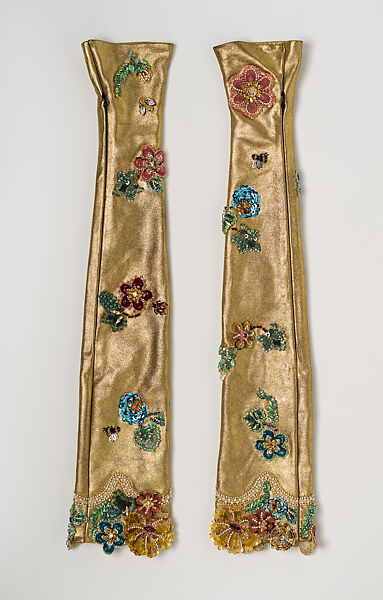 Ensemble, House of Chanel (French, founded 1910), (a) silk, resin, plastic, metal, (b, c) leather, resin, plastic, metal, (d, e) leather, resin, plastic, metal, French