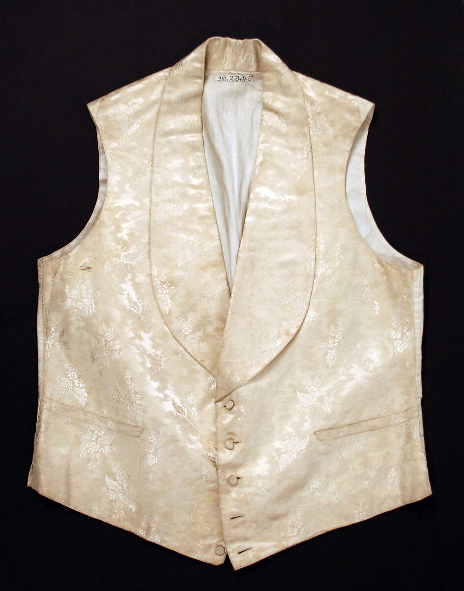 Vest, [no medium available], American or European 