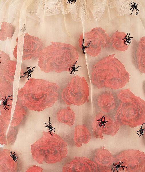 Ensemble, Undercover (Japanese, founded 1990), (a) silk, polyester, (b) silk, (c, d) metal (brass), silk, (e, f) leather (cowhide), PVC, synthetic rubber, Japanese