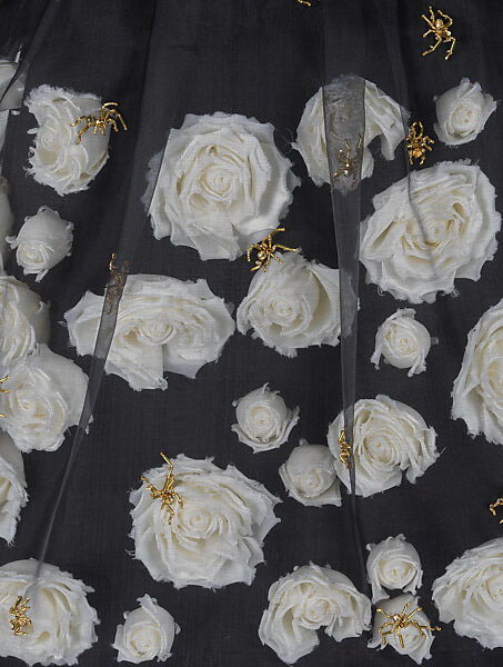 Ensemble, Undercover (Japanese, founded 1990), (a) silk, polyester, (b) silk, (c, d) metal (brass), silk, (e, f) leather (cowhide), PVC, synthetic rubber, Japanese