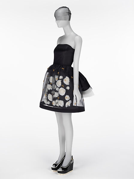 Ensemble, Undercover (Japanese, founded 1990), (a) silk, polyester, (b) silk, (c, d) metal (brass), silk, (e, f) leather (cowhide), PVC, synthetic rubber, Japanese