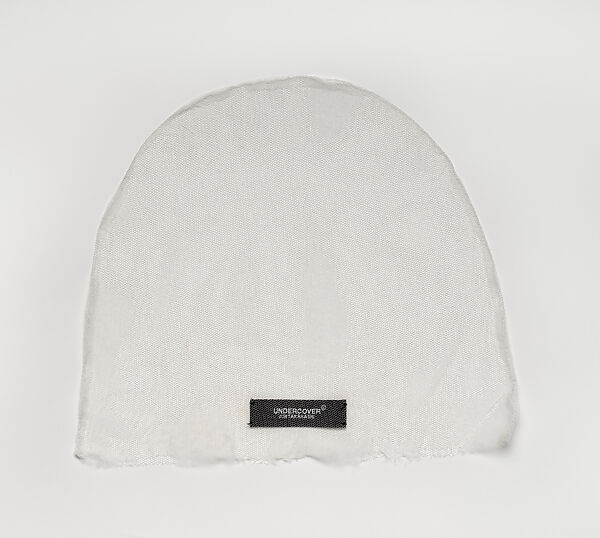 Ensemble, Undercover (Japanese, founded 1990), (a) silk, polyester, (b) silk, (c, d) leather (cowhide), PVC, synthetic rubber, (e) polyester, Japanese