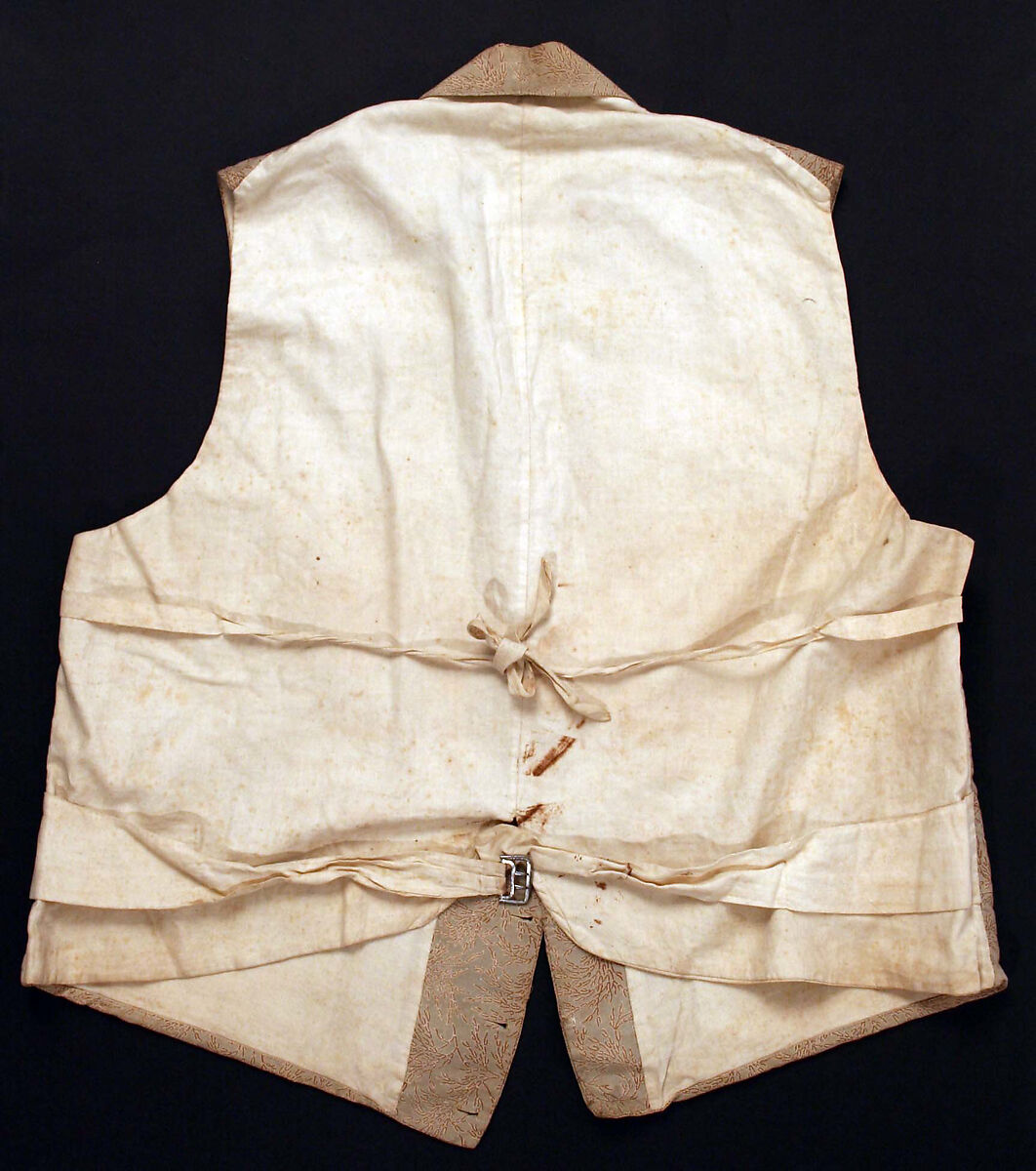 Vest, cotton, American
