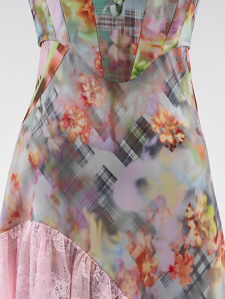 Collina Strada (American, founded 2008), (a) acetate, (b) viscose, (c) rayon, (d) rayon, American