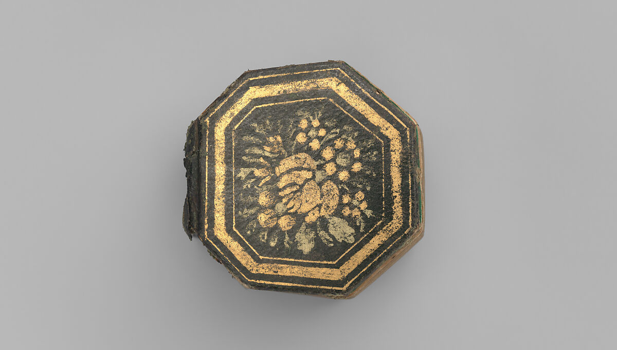 Miniature Qur'an and Qur'an Case, Muhammad Al-Qari (died 1605, Herat, present-day Afghanistan), Qur'an: Ink, opaque watercolor, and gold on paper
Qur'an case: Silver