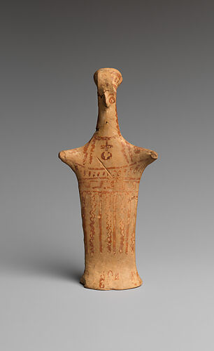 Terracotta statuette of a goddess