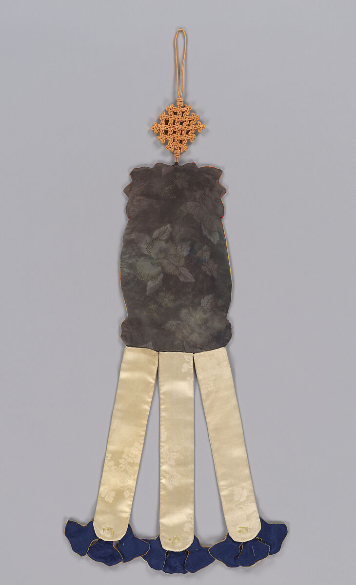 Pouch, Embroidered silk, Korea