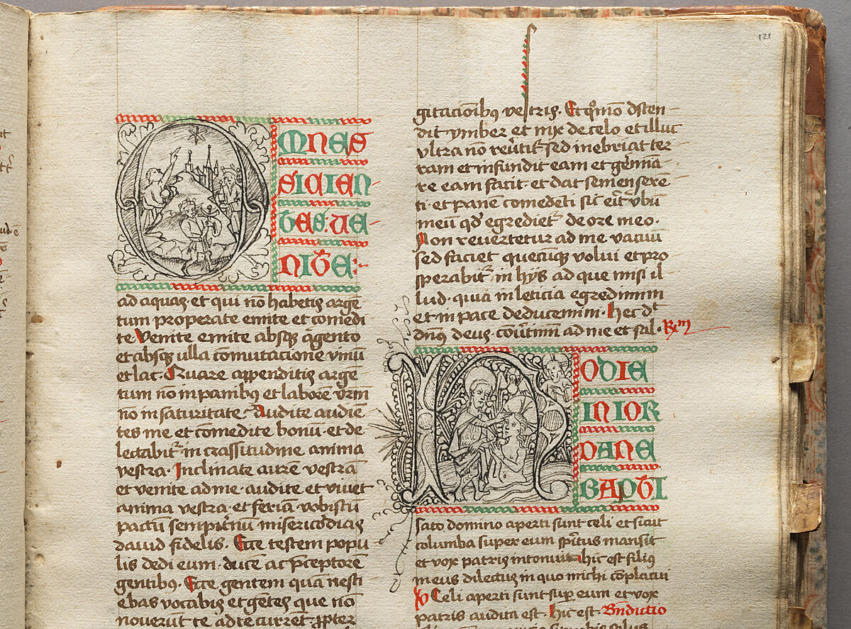 Winter Breviary from the Diocese of Constance, Paper with pen and ink, opaque paint, glazes, and applied silver and gold, South German or Swiss