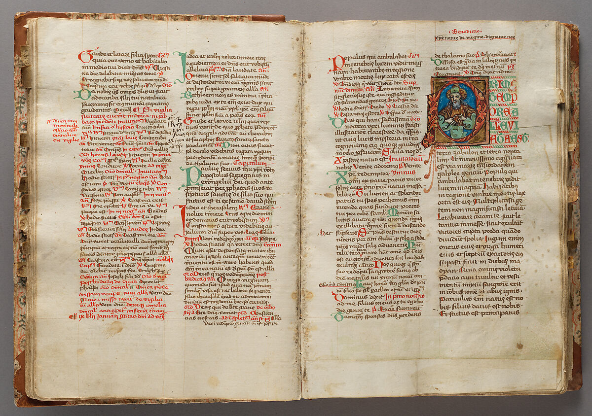 Winter Breviary from the Diocese of Constance, Paper with pen and ink, opaque paint, glazes, and applied silver and gold, South German or Swiss