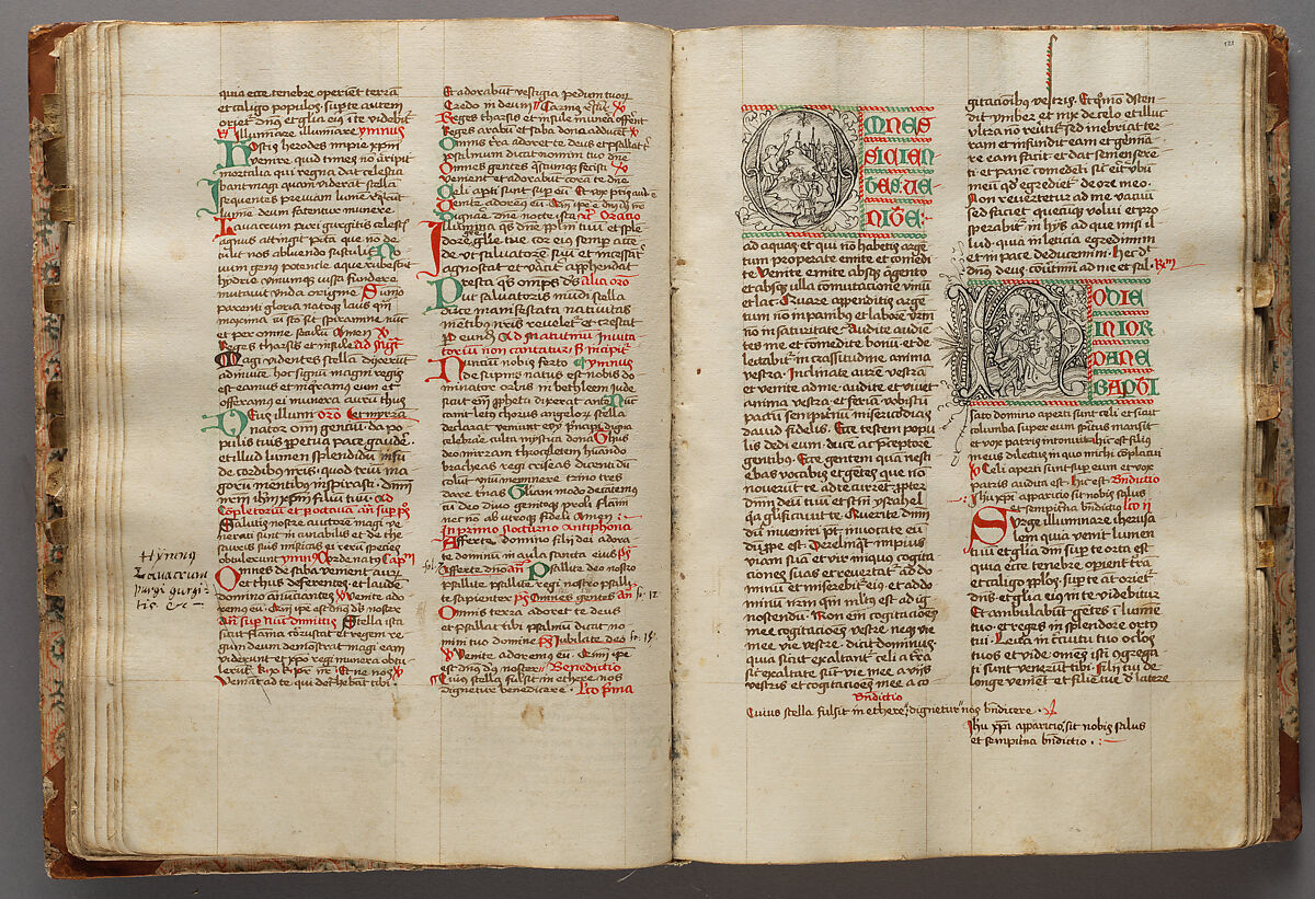 Winter Breviary from the Diocese of Constance, Paper with pen and ink, opaque paint, glazes, and applied silver and gold, South German or Swiss