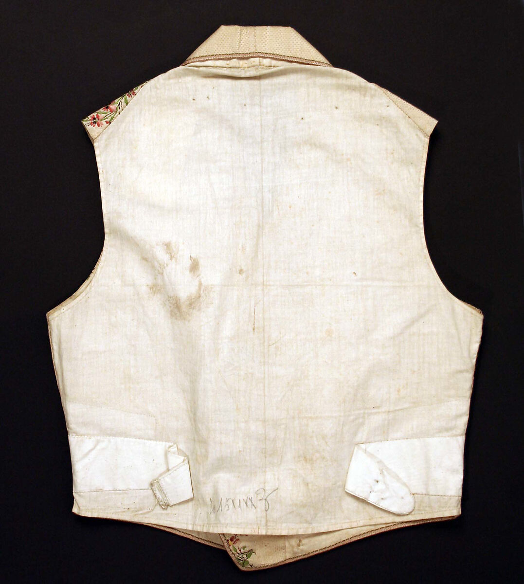 Vest, silk, French