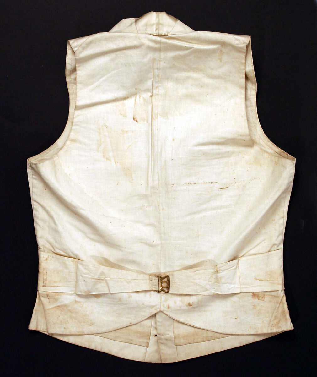 Wedding vest, silk, American
