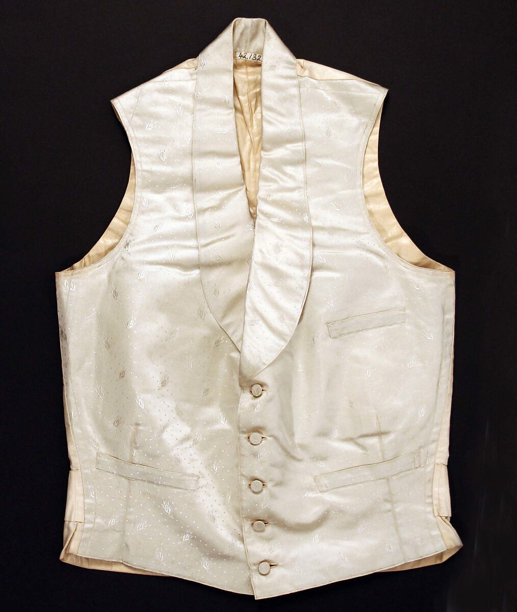 Wedding vest, [no medium available], American or European 