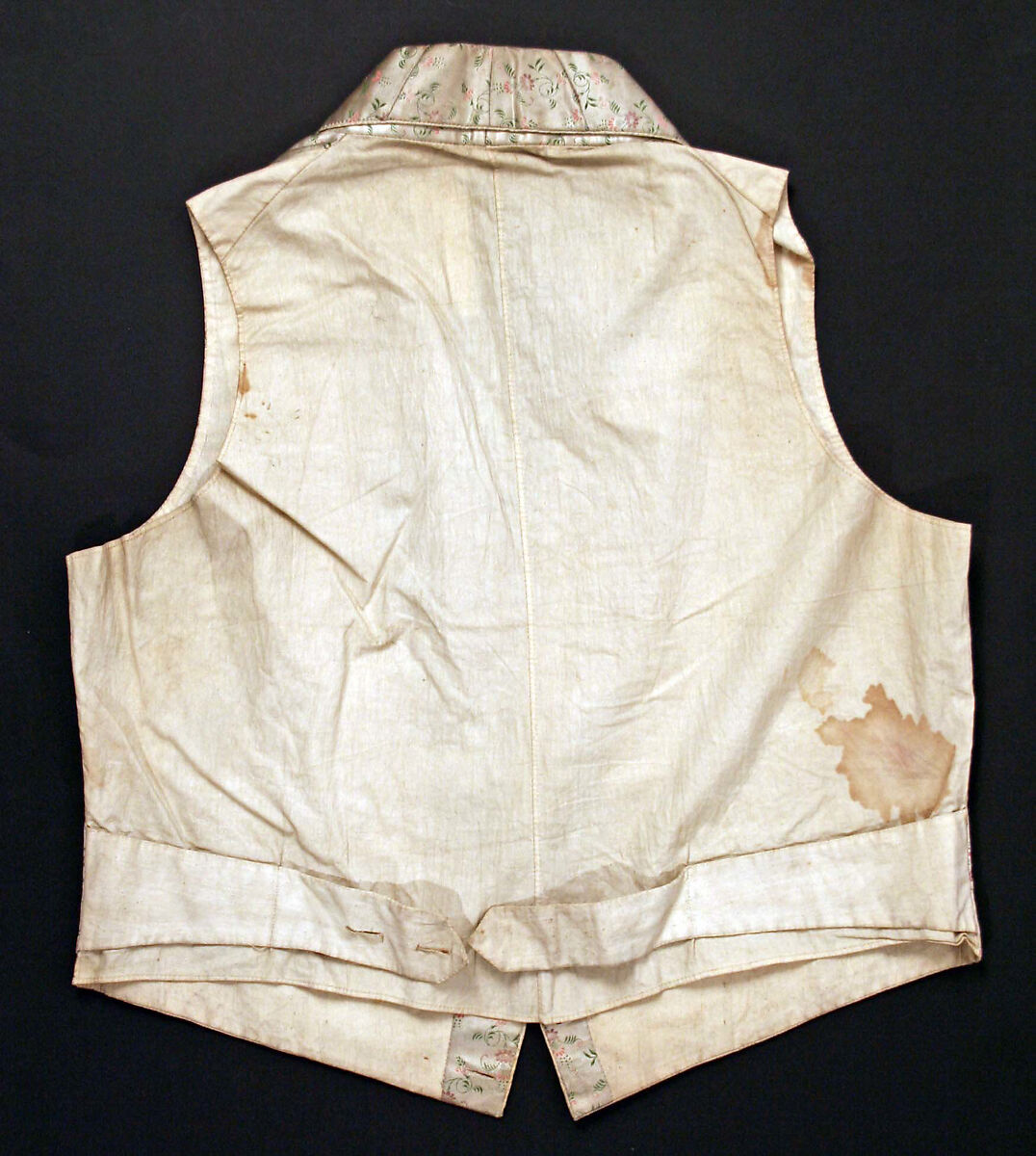 Vest, silk, European