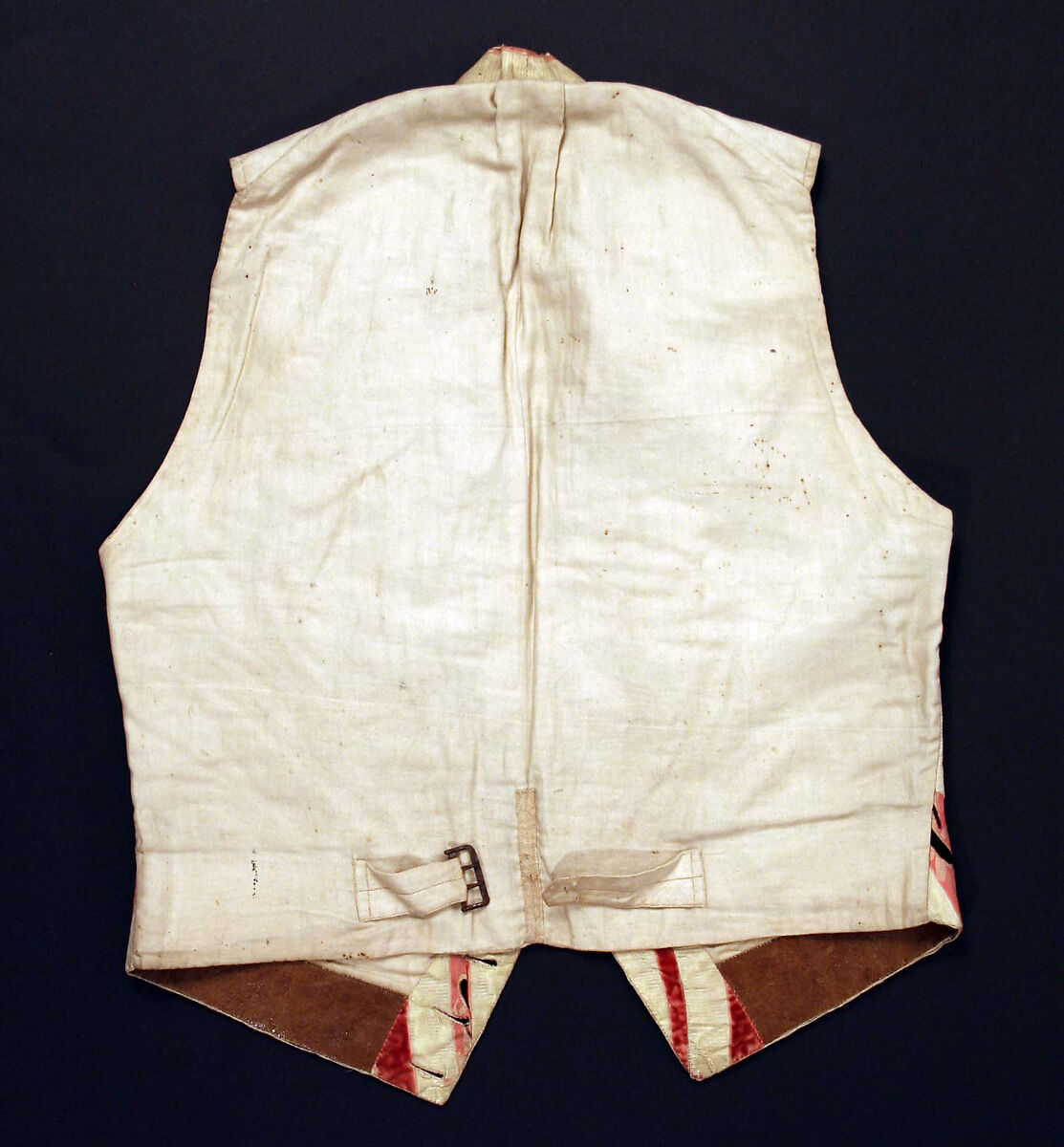 Vest, silk, cotton, leather, Spanish