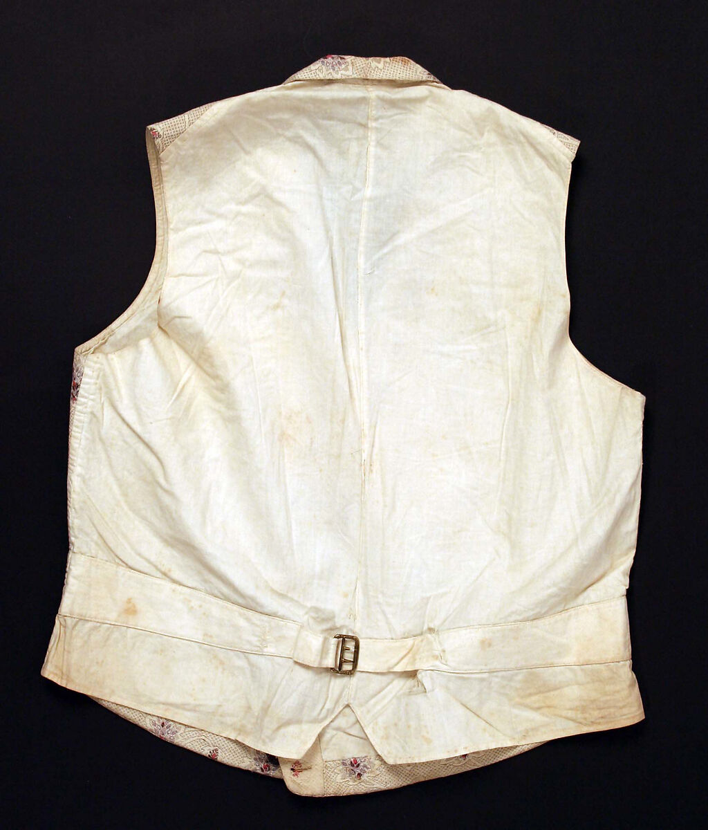 Vest, cotton, American