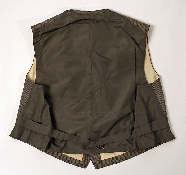 Evening vest, [no medium available], American