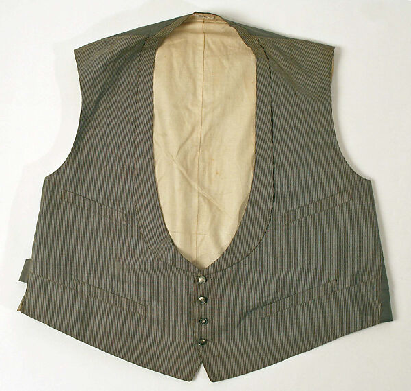 Evening vest, [no medium available], American 