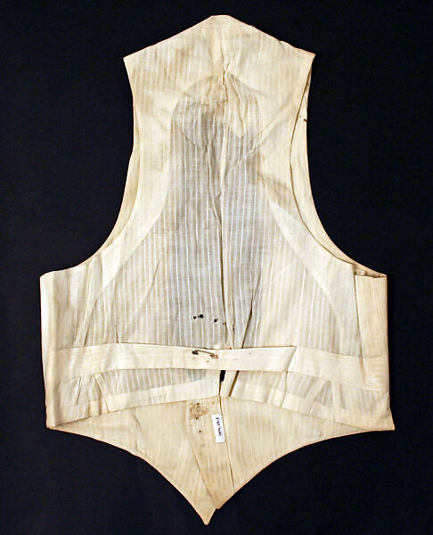 Vest, cotton, American