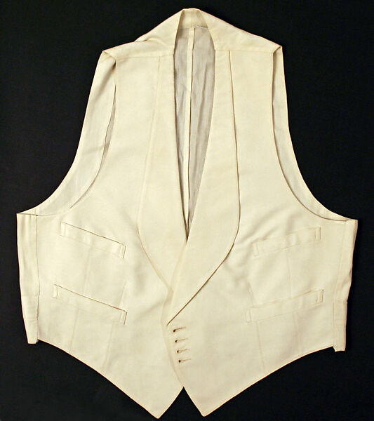 Waistcoat, cotton, American or European 