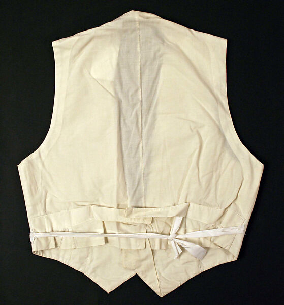 Waistcoat, cotton, American or European