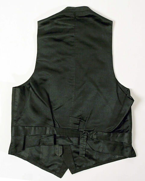 Waistcoat, silk, American