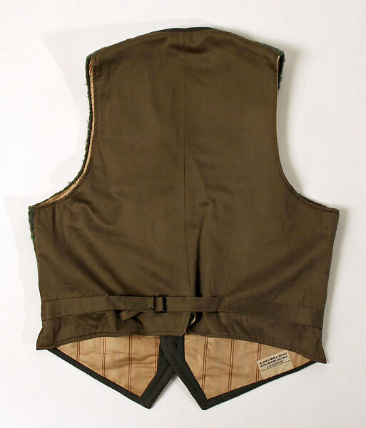 Vest, wool, British