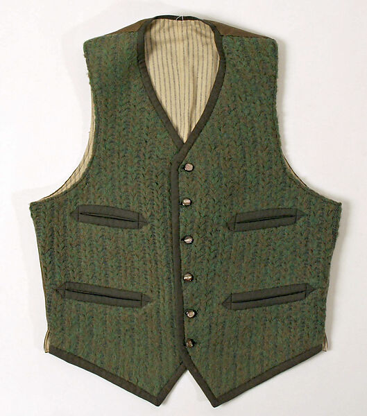 Vest, wool, British 