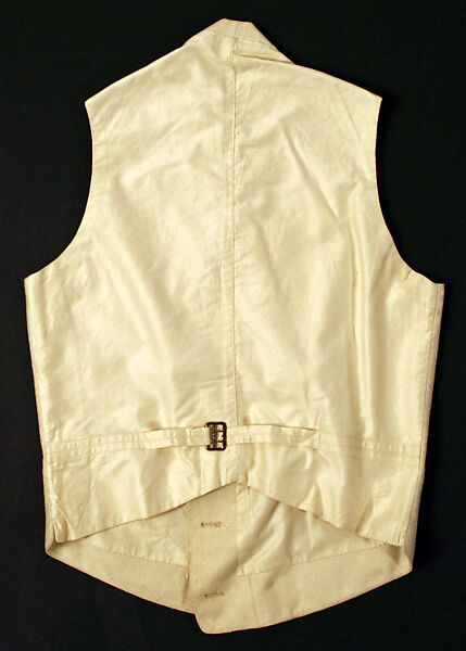 Waistcoat, wool, cotton, British