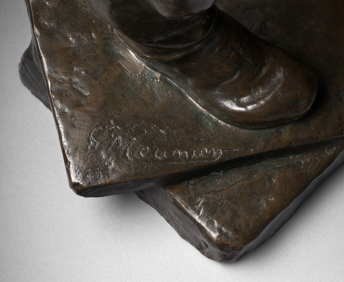 The Dockhand (Le Débardeur du port d’Anvers), Constantin Meunier (Belgian, Etterbeek 1831–1905 Ixelles), Bronze, Belgian, Brussels