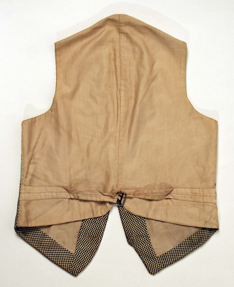 Vest, cotton, American or European
