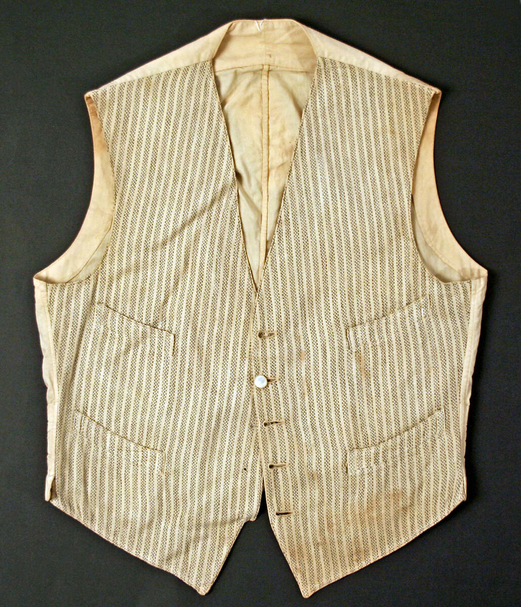 Vest | probably British | The Metropolitan Museum of Art