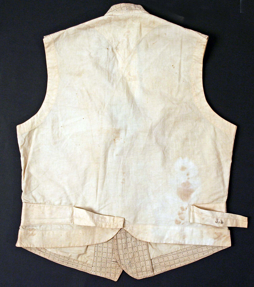 Vest, cotton, American or European
