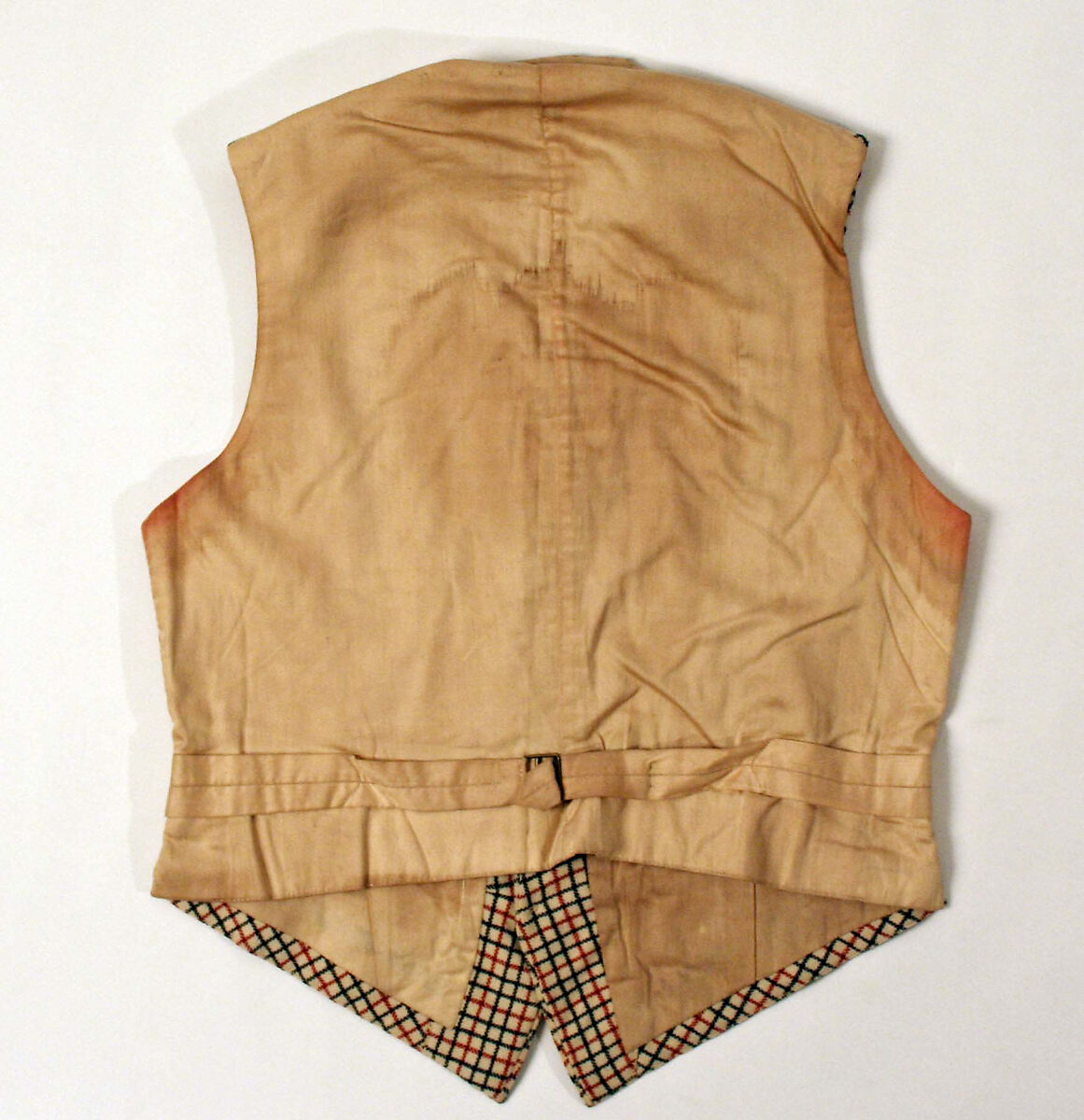 Waistcoat, wool, cotton, American or European