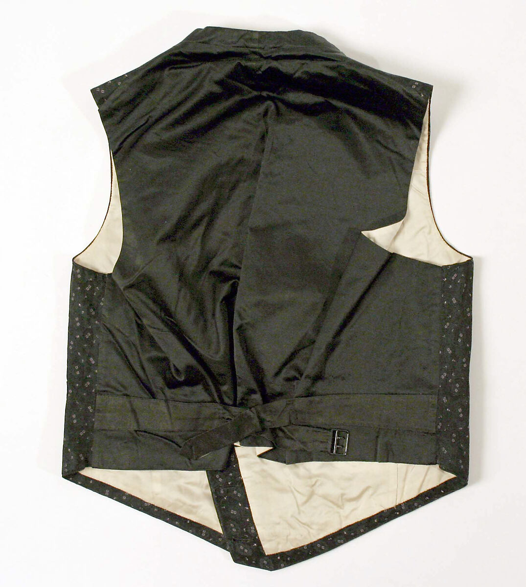 Waistcoat, silk, American