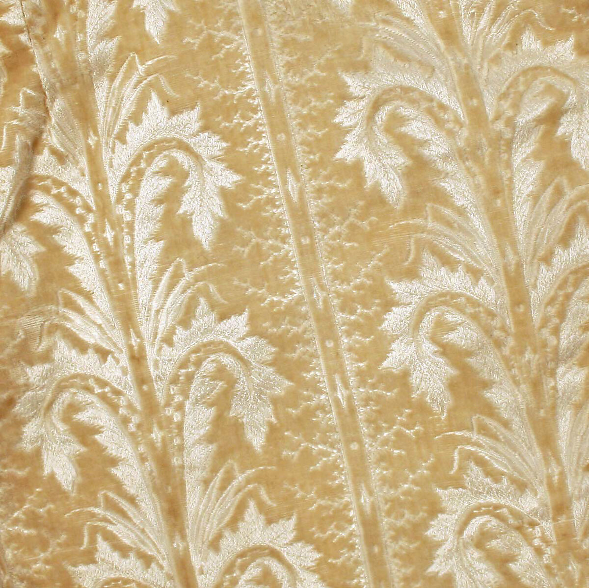 Waistcoat, silk, American or European