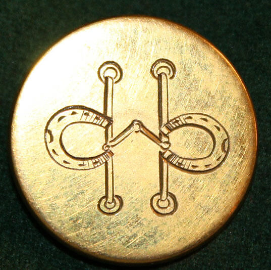 Hunting jacket, wool, silk, metal, American