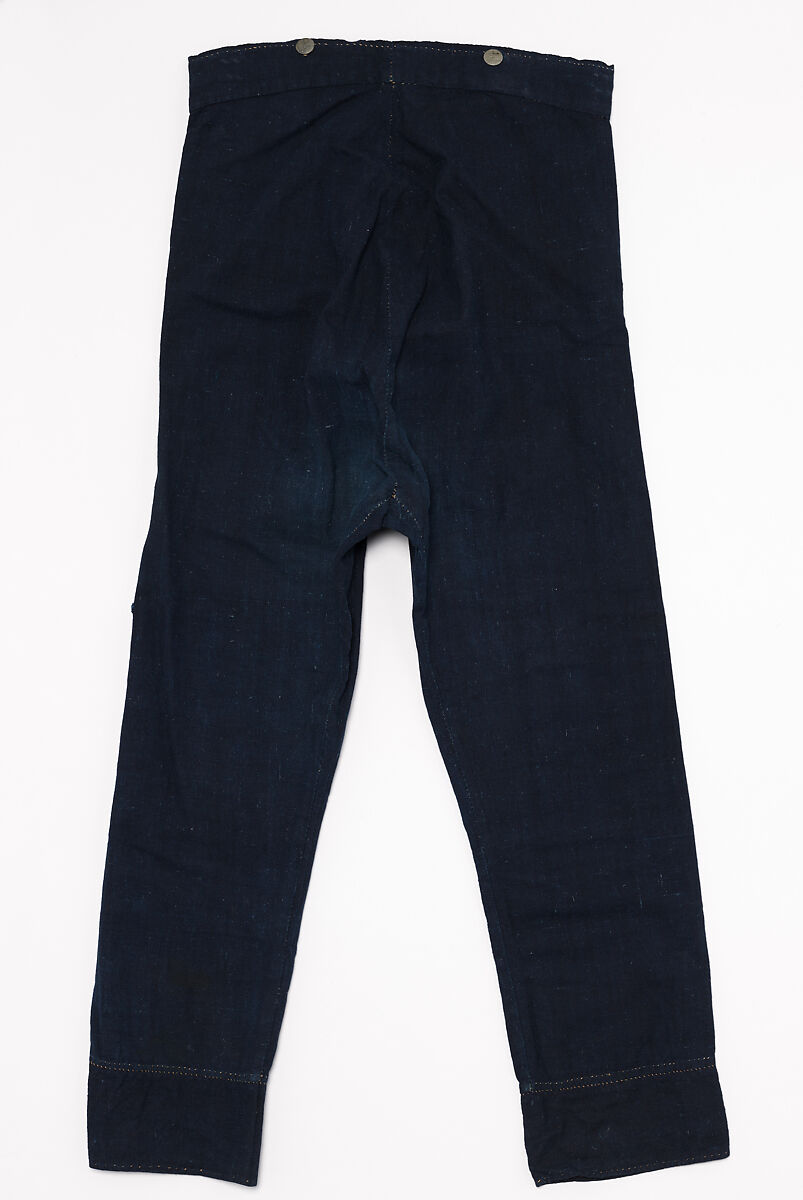 Trousers, cotton, linen, American