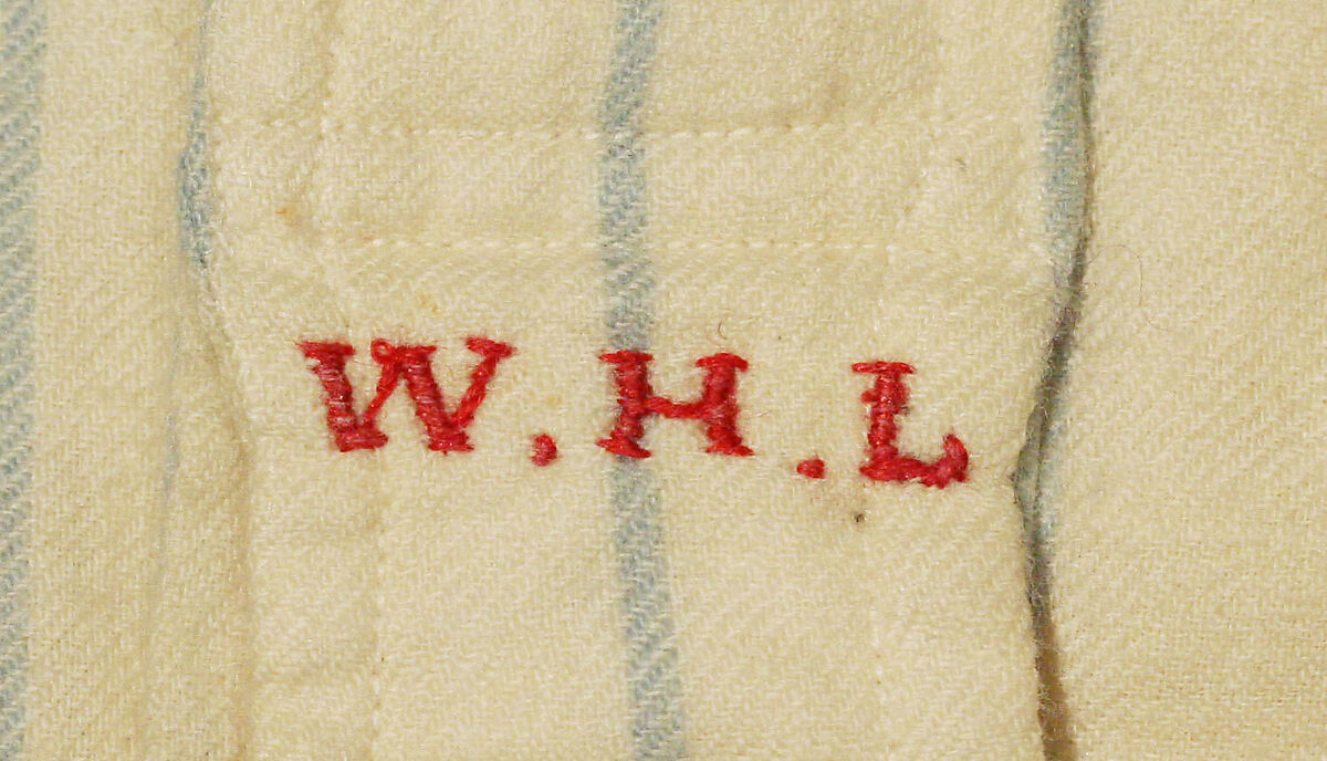 Shirt, linen, American