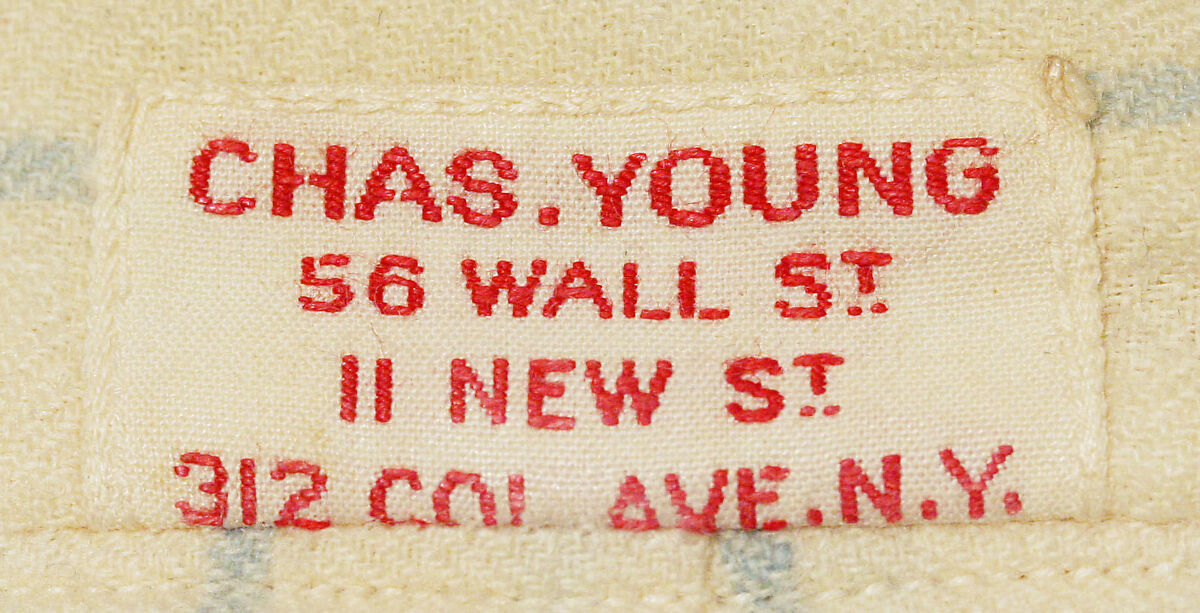 Shirt, linen, American