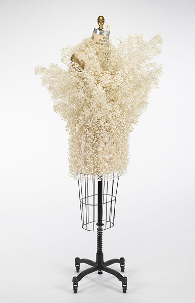 Ensemble, Noir Kei Ninomiya (Japanese, founded 2013), (a) polyurethane, polystyrene, polyethylene, metal; (b, c) leather, cotton, polyester, Japanese